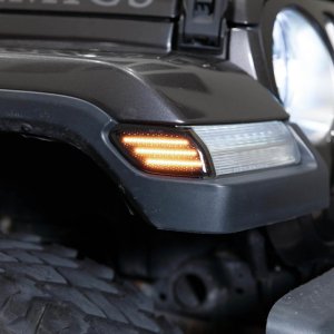 Jeep Wrangler JL Sidemarkers - FORM Lighting - LED, Pair - Clear - 2018
